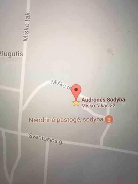Audrones Sodyba Šventoji エクステリア 写真